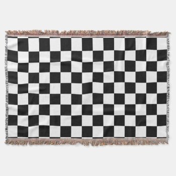 Checkerboard Throw Blanket by expressivetees at Zazzle