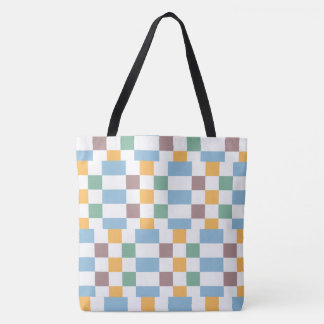 Checkerboard Tote Bag