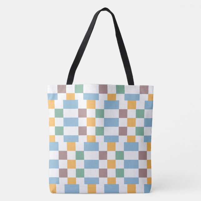 Checkerboard Tote Bag (Front)