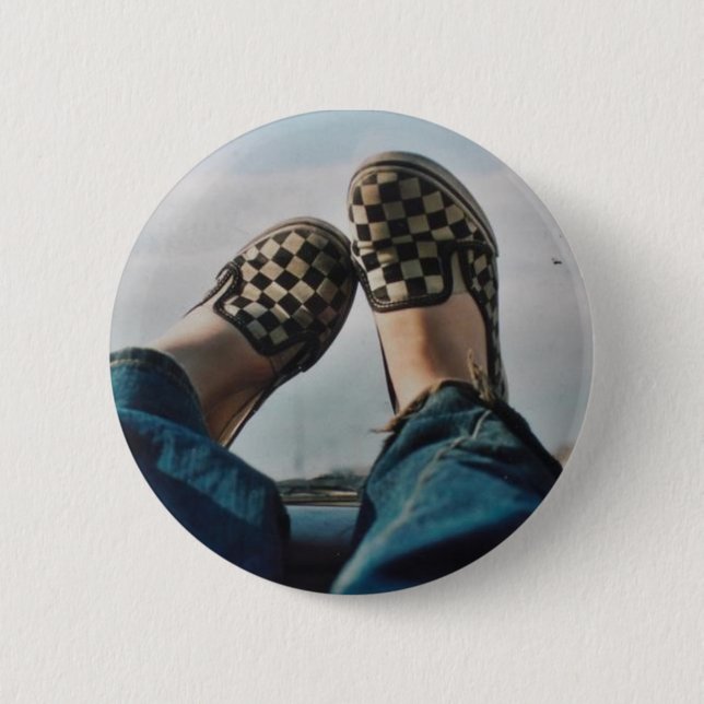 Checkerboard Vans Button (Front)