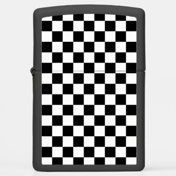 Checkerboard Zippo Lighter by expressivetees at Zazzle