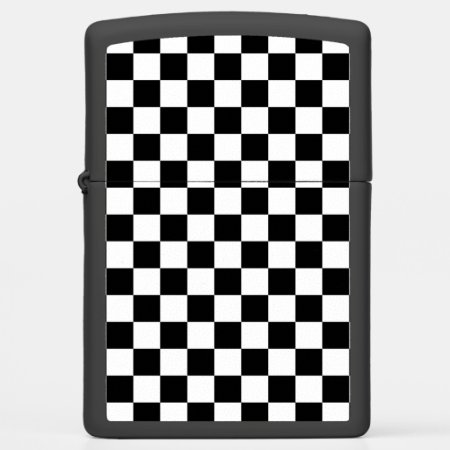 Checkerboard Zippo Lighter