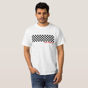 Checkered Adrenaline – Race Mode On T-Shirt