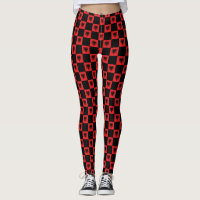 Checkered Albania Flag Pattern 