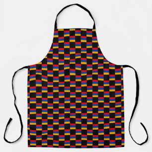 Checkered Armenia Flag Pattern  Apron