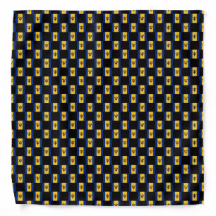 Checkered Barbados Flag Pattern Bandana