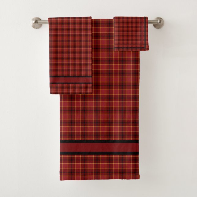 Checkered Bath Towel Set (Insitu)
