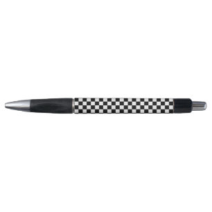 Checkered Black and White Pen