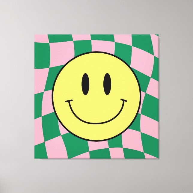 Checkered Bliss Canvas Print (Front)