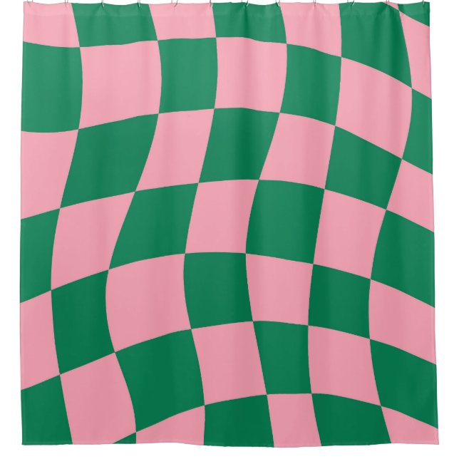 Checkered Bliss Shower Curtain (Front)