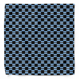 Checkered Botswana Flag Pattern Bandana