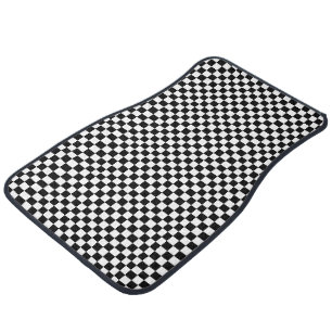 Checkered Car Floor Mat