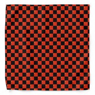 Checkered China Flag Pattern  Bandana