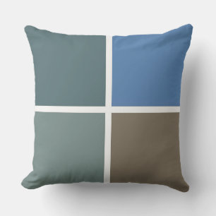 Checkered Colors of Barbados Outdoor Pillow