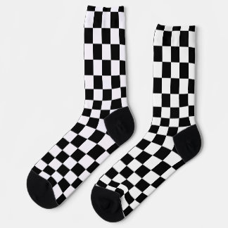 Checkered Crew Socks