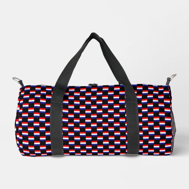 Checkered Croatia Flag Pattern  Duffle Bag (Front)