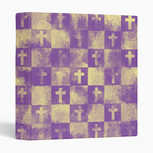 Checkered Crosses Binder