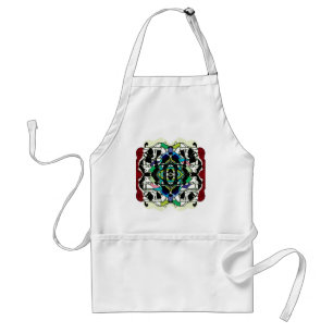 Checkered Design Adult Apron