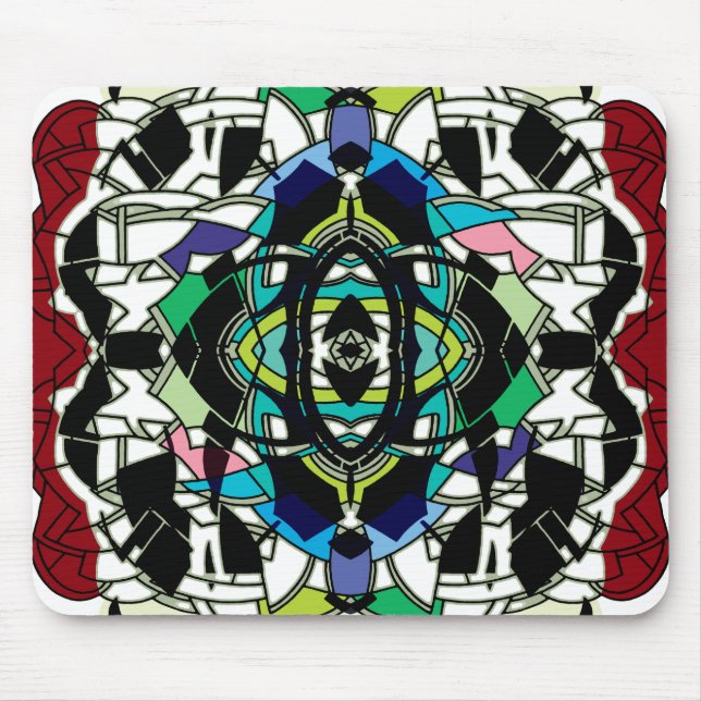 Checkered Design Mouse Pad (Front)