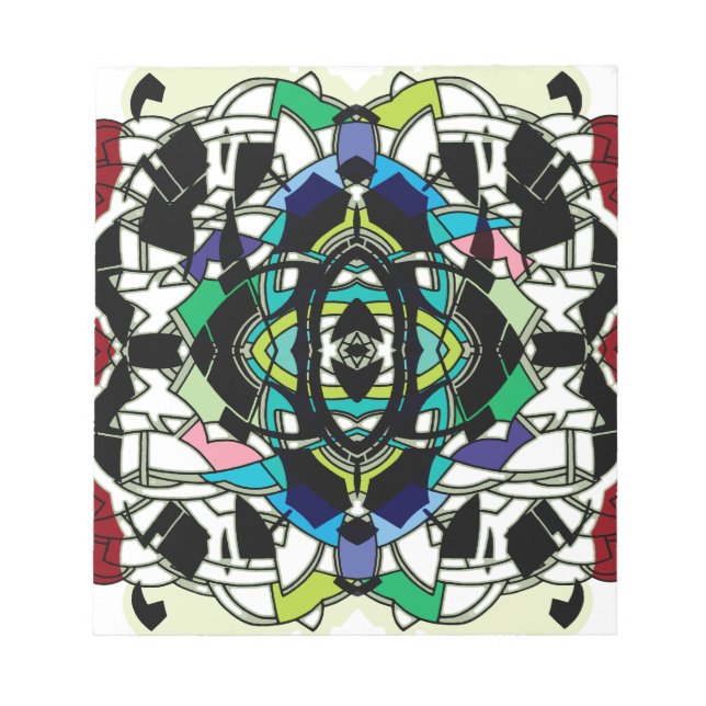 Checkered Design Notepad (Front)