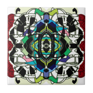 Checkered Design Tile