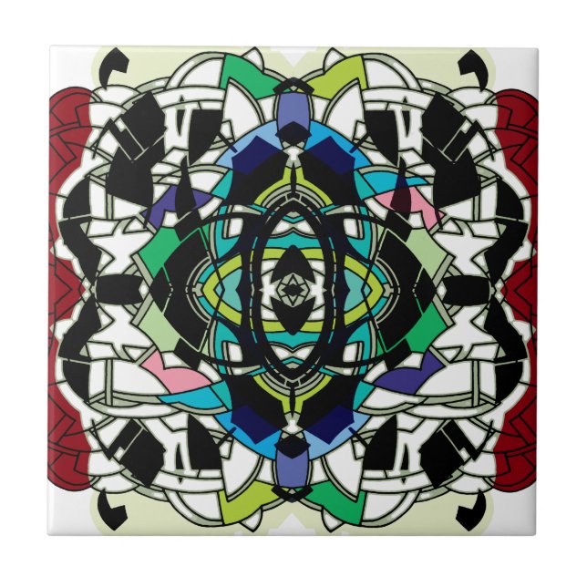 Checkered Design Tile (Front)