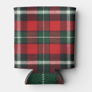 Checkered fabric texture: blank, versatile can cooler