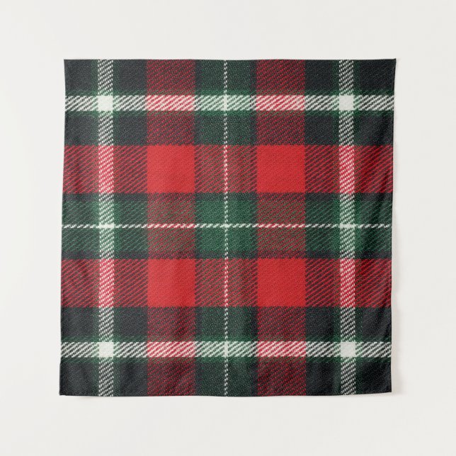 Checkered fabric texture: blank, versatile tapestry (Front)