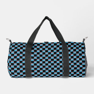 Checkered Fiji Flag Pattern  Duffle Bag