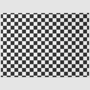 Checkered flag auto racing pattern gift wrap tissue paper