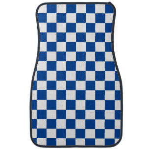Checkered Flag - Change Square Color To Match Car Car Floor Mat