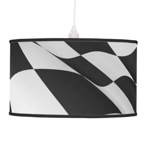 Checkered Flag Custom Pendant Lamp