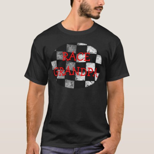 Checkered Flag Customizable T_Shirt