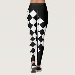 Women's Checkered Flag Leggings
