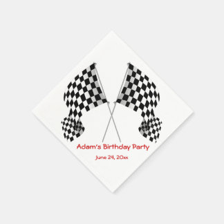 checkered flag paper napkins checkered flag paper napkins