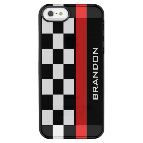 Checkered Flag Design Phone Case