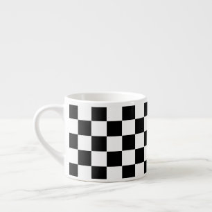 Checkered Flag Espresso Cup