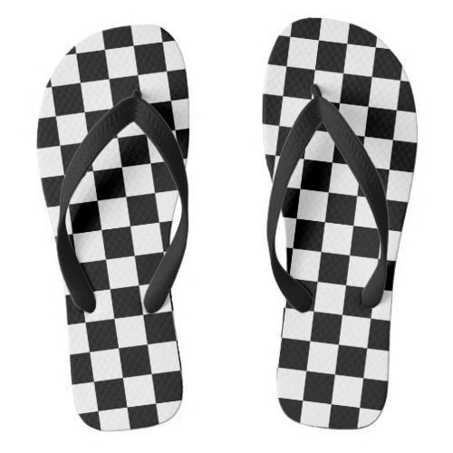 Checkered Flag Flip Flops