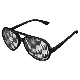 Checkered Flag Glasses