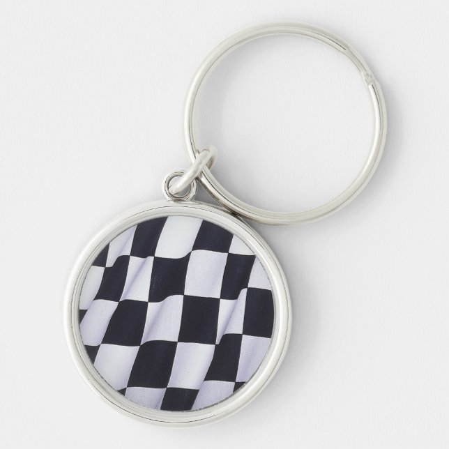 Checkered flag keychain (Front)