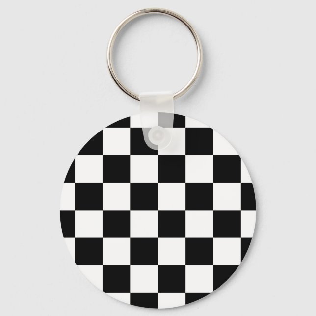 Checkered Flag Keychain (Front)