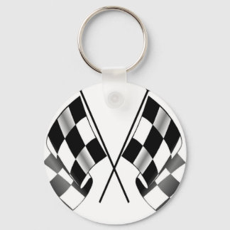 checkered flag keychain