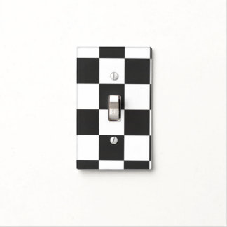 Checkered Flag Light Switch Cover
