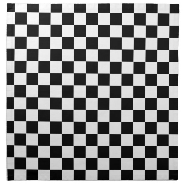 Checkered Flag Napkin (Front)