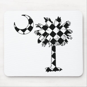 Checkered Flag Palmetto Mouse Pad