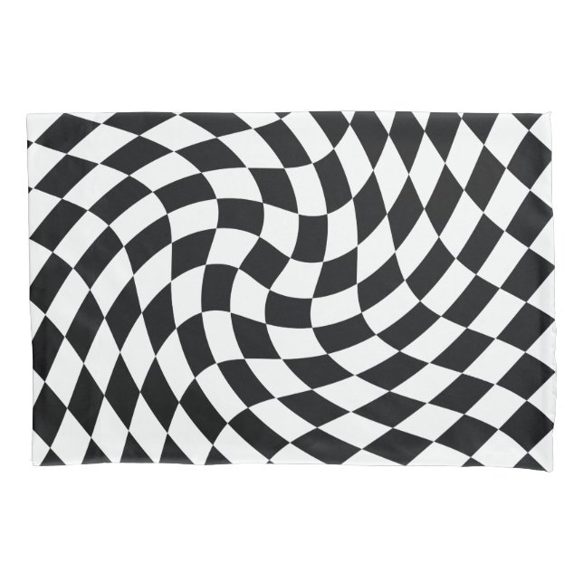Checkered Flag Pillow Case (Front)