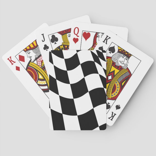Checkered Flag Poker Cards (Back)