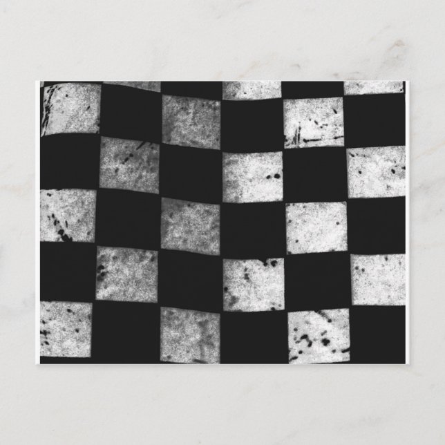 Checkered Flag Postcard (Front)