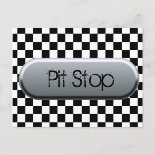 Checkered Flag Postcard