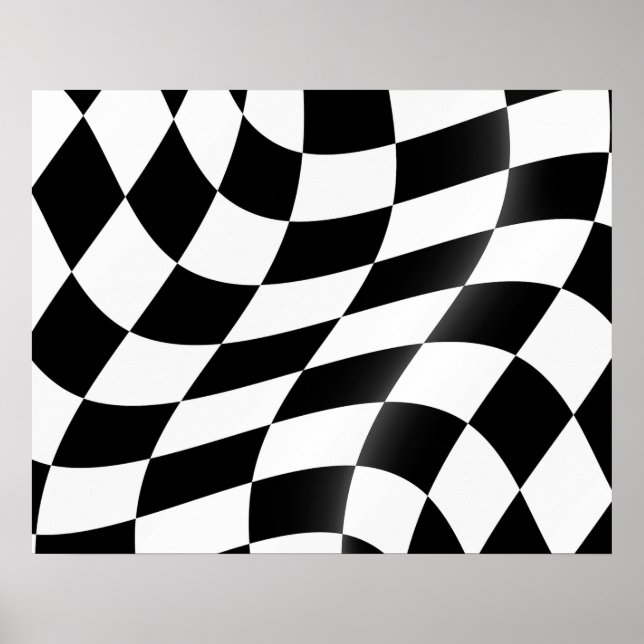 Checkered Flag Poster (Front)